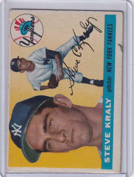 1955 Topps #139 Steve Kraly - New York Yankees