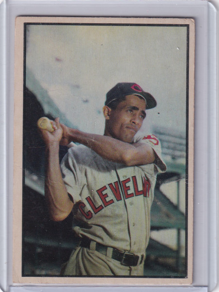 1953 Bowman Color #86 Harry Simpson - Cleveland Indians