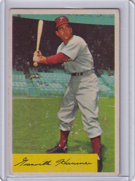 1954 Bowman #47B Granny Hamner - Philadelphia Phillies