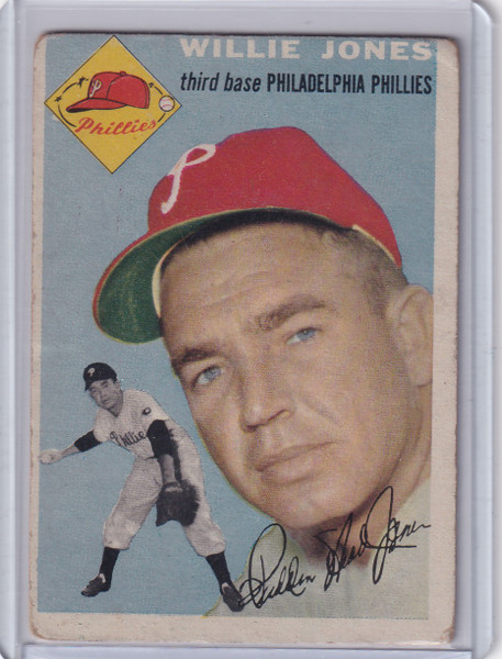 1954 Topps #41 Willie Jones - Philadelphia Phillies