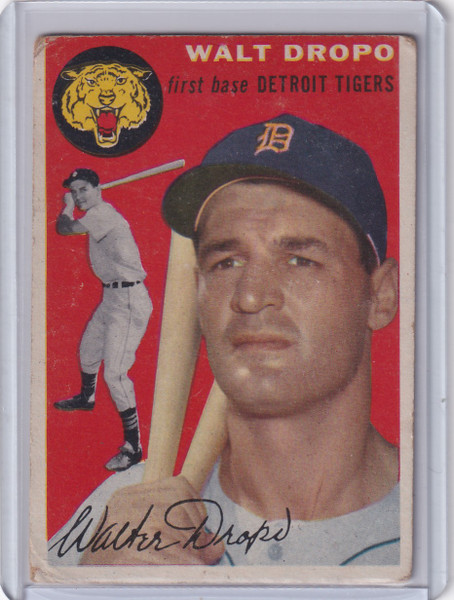 1954 Topps #18 Walt Dropo - Detroit Tigers
