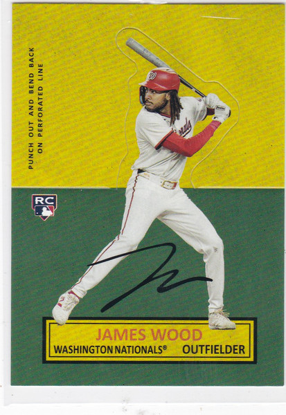 2025 Topps Archives #64SU-3 James Wood Stand-Up Washington Nationals