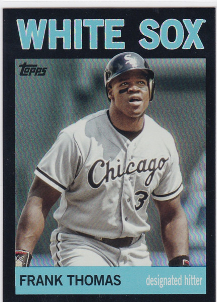 2025 Topps Archives Black Foil #72 Frank Thomas Chicago White Sox
