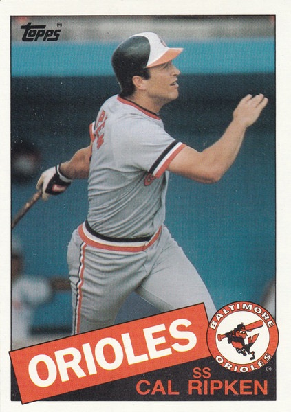 1985 Topps Baseball Super #48 Cal Ripken 5X7 Baltimore Orioles