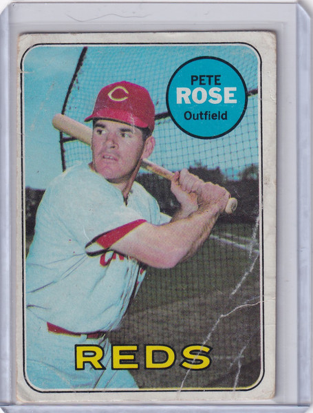 1969 Topps Baseball #120 Pete Rose - Cincinnati Reds
