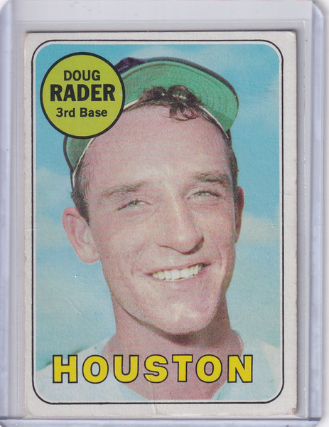 1969 Topps Baseball #119 Doug Rader - Houston Astros