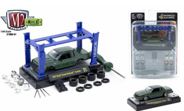 M2 Machines 1:64 Model Kit Release 81 1987 Buick Grand National