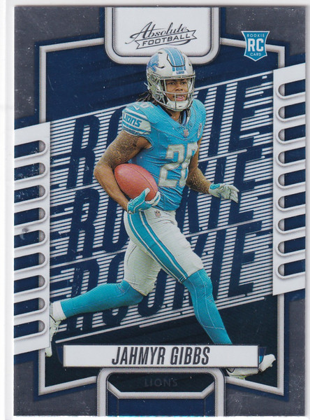 2023 ABSOLUTE #108 JAHMYR GIBBS ROOKIE- DETROIT LIONS