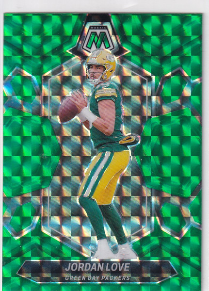 2024 MOSAIC #78 JORDAN LOVE GREEN REACTIVE- GREEN BAY PACKERS