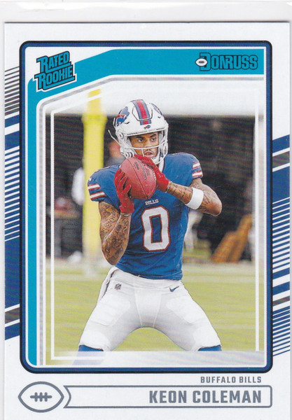 2024 DONRUSS #358 KEON COLEMAN- BUFFALO BILLS