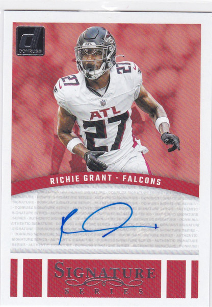 2024 DONRUSS #SSE-RGR RICHIE GRANT AUTO- ATLANTA FALCONS