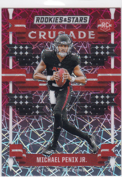 2024 ROOKIES AND STARS #C-MPJ MICHAEL PENIX JR CRUSADE VELOCITY- ATLANTA FALCONS