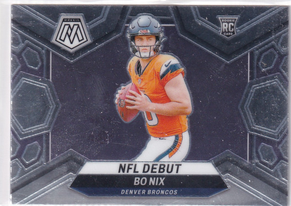 2024 MOSAIC #271 BO NIX NFL DEBUT- DENVER BRONCOS