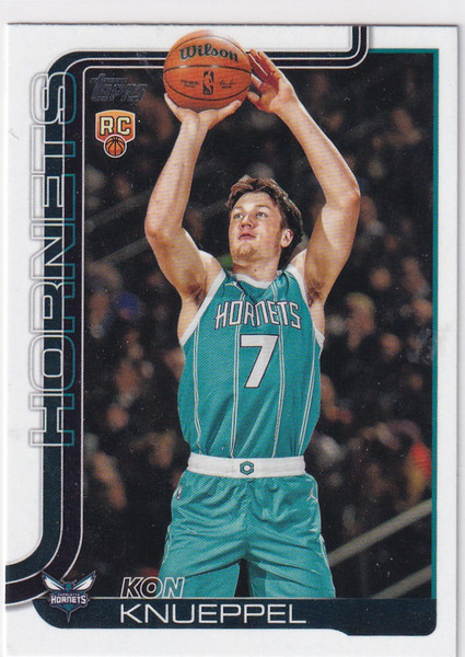 2025 TOPPS #204 KON KNUEPPEL- CHARLOTTE HORNETS