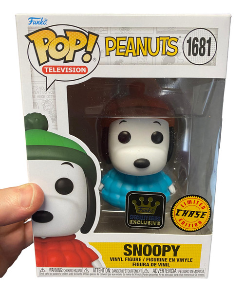 Funko POP! TV Peanuts Snoopy Specialty Series Exclusive #1681 CHASE DAMAGED