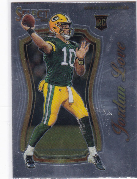 2020 Select #SCR-11 Jordan Love RC Green Bay Packers