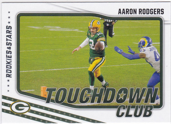 2021 Rookies & Stars Touchdown Club #6 Aaron Rodgers Green Bay Packers