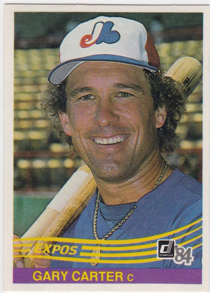 1984 Donruss #55 Gary Carter Montreal Expos