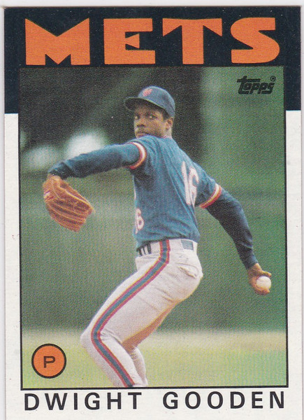 1986 Topps #250 Dwight Gooden New York Mets