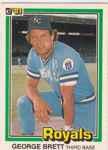 1981 Donruss #100 George Brett Kansas City Royals