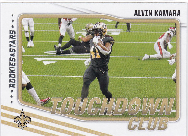 2021 Rookies & Stars #TDC-1 Alvin Kamara Touchdown Club New Orleans Saints