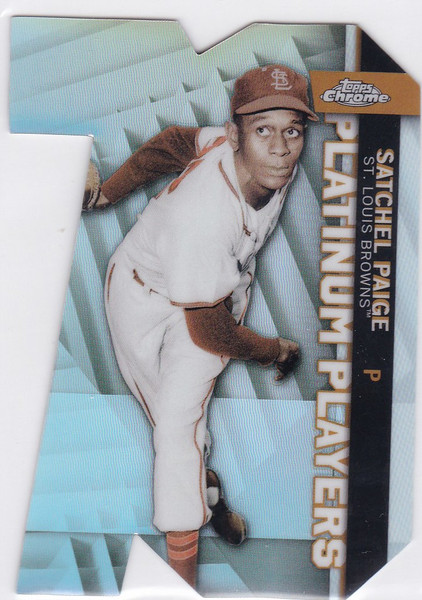 2021 Topps Platinum Players #CPDC-63 Satchel Paige Die Cut St Louis Browns
