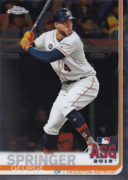 2019 Topps Chrome #78 George Springer -- Houston Astros