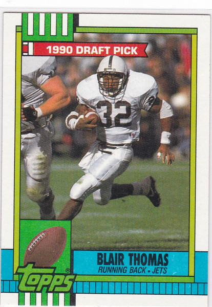 1990 Topps #448 Blair Thomas New York Jets