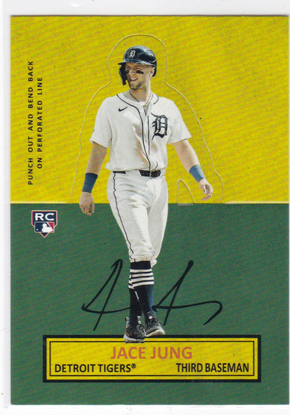 2025 Topps Archives Stand up #64SU-5 Jace Jung RC Detroit Tigers