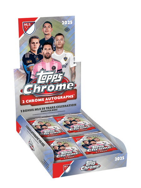 2025 Topps Chrome MLS Soccer Box