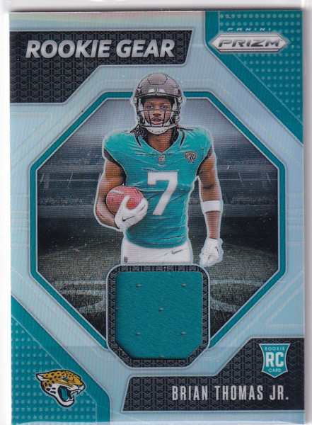 2024 PRIZM #RG-BTJ BRIAN THOMAS JR PATCH SILVER- JACKSONVILLE JAGUARS
