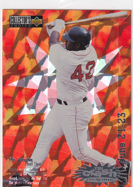 1996 UPPER DECK #CG6 MO VAUGHN YOU CRASH THE GAME- BOSTON RED SOX