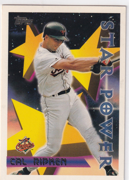 1996 TOPPS #222 CAL RIPKEN STAR POWER- BALTIMORE ORIOLES
