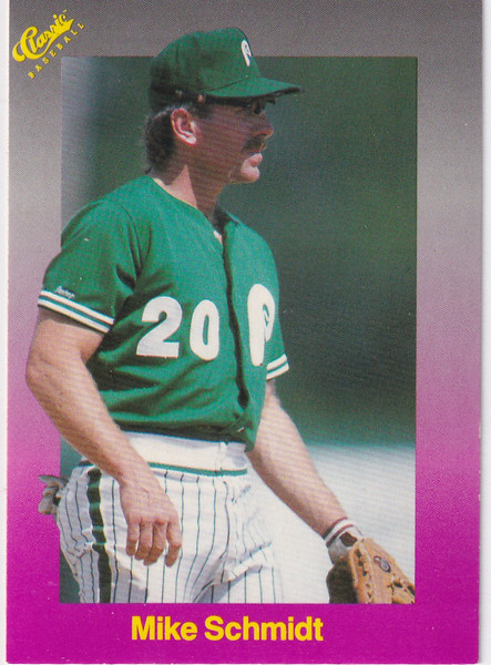 1988 CLASSIC #153 MIKE SCHMIDT- PHILADELPHIA PHILLIES