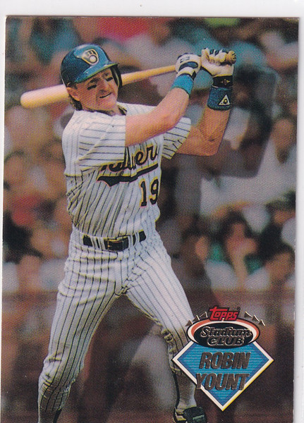 1993 TOPPS #1 ROBIN YOUNT 3000 HIT CLUB- MILWAUKEE BREWERS