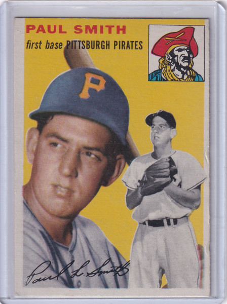 1954 Topps #11 Paul Smith - Pittsburgh Pirates RC