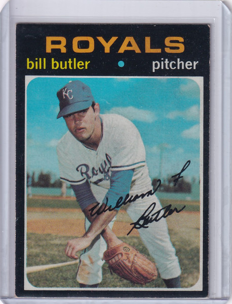 1971 Topps Baseball #681 Bill Butler - Kansas City Royals