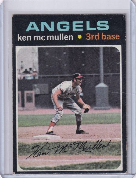 1971 Topps Baseball #485 Ken McMullen - California Angels