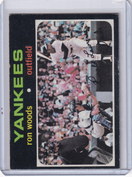 1971 Topps Baseball #514 Ron Woods - New York Yankees