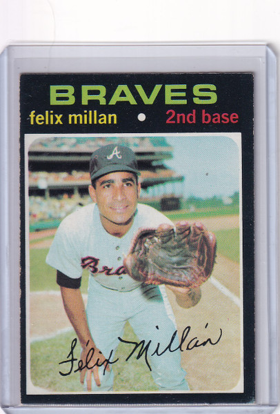 1971 Topps Baseball #81 Felix Millan - Atlanta Braves
