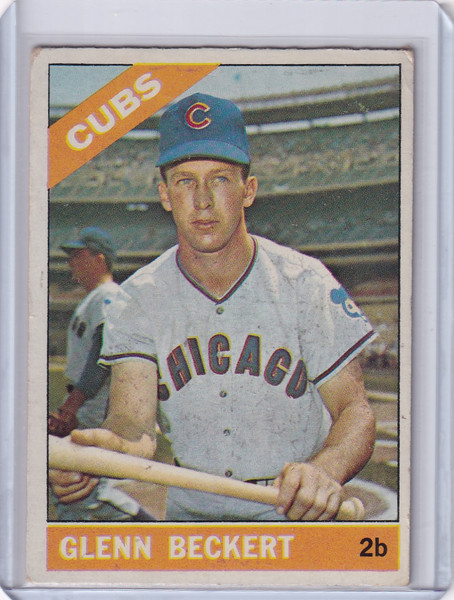 1966 Topps Baseball #232 Glenn Beckert - Chicago Cubs
