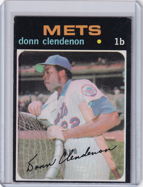 1971 Topps Baseball #115 Donn Clendenon - New York Mets