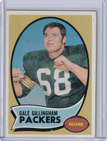 1970 Topps Football #131 Gale Gillingham RC - Green Bay Packers