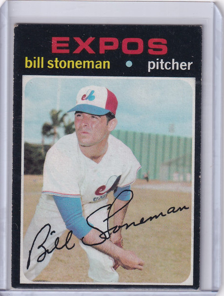 1971 Topps Baseball #266 Bill Stoneman - Montreal Expos