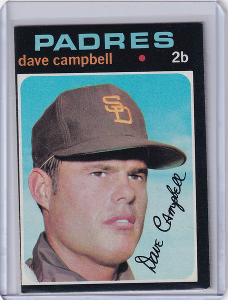 1971 Topps Baseball #46 Dave Campbell - San Diego Padres