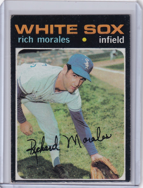 1971 Topps Baseball #267 Rich Morales - Chicago White Sox