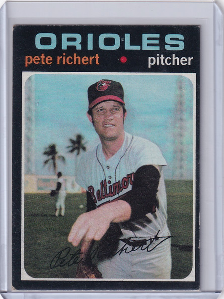 1971 Topps Baseball #273 Pete Richert - Baltimore Orioles