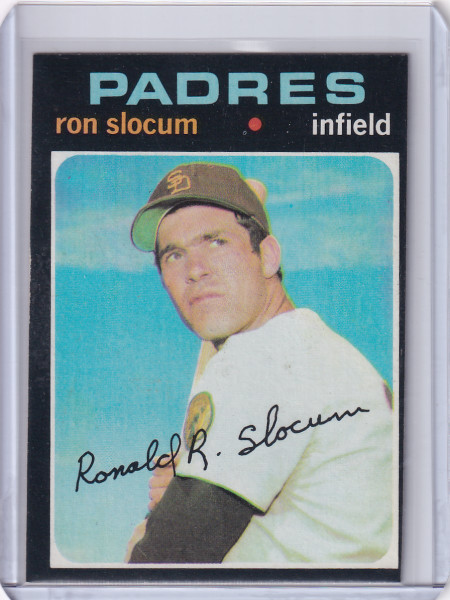 1971 Topps Baseball #274 Ron Slocum - San Diego Padres