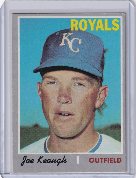 1970 Topps Baseball #589 Joe Keough - Kansas City Royals