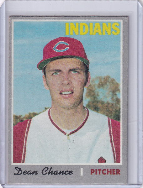 1970 Topps Baseball #625 Dean Chance - Cleveland Indians